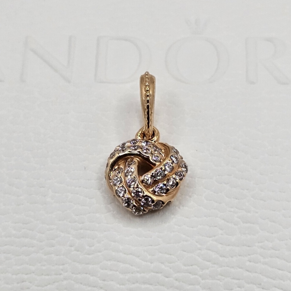 ❤️Authentic Pandora ⭐️RETIRED⭐️ ROSE DANGLE PENDANT